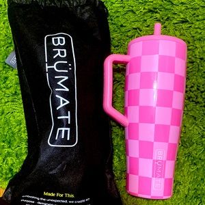 BRAND NEW BRUMATE— LIMITED EDITION!!! Pink checkers!!!